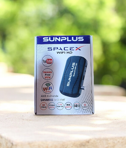 SUNPLUS SPACEX WİFİ HD UYDU ÇANAKSIZ KUMANDA TV İZLE 