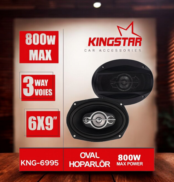 KINGSTAR OVAL HOPARLÖR 800W MAX