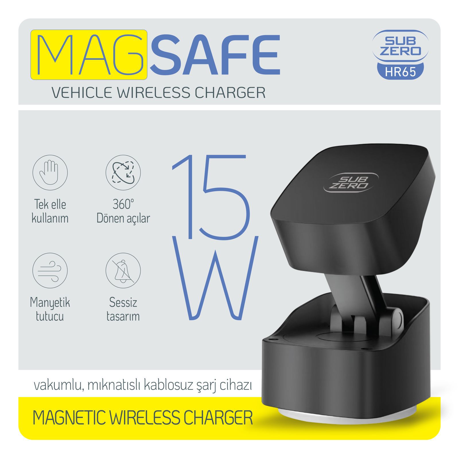 SUBZERO HR69 15 W MAGSAFE ŞARJ TELEFON TUTACAGI 