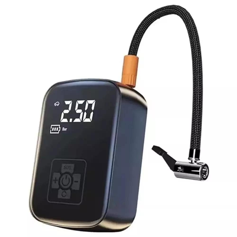 YK DESİGN WY-006 TANINABİLİR KABLOSUZ HAVA KOMPRESÖRÜ  DİJİTAL EKRANLI 