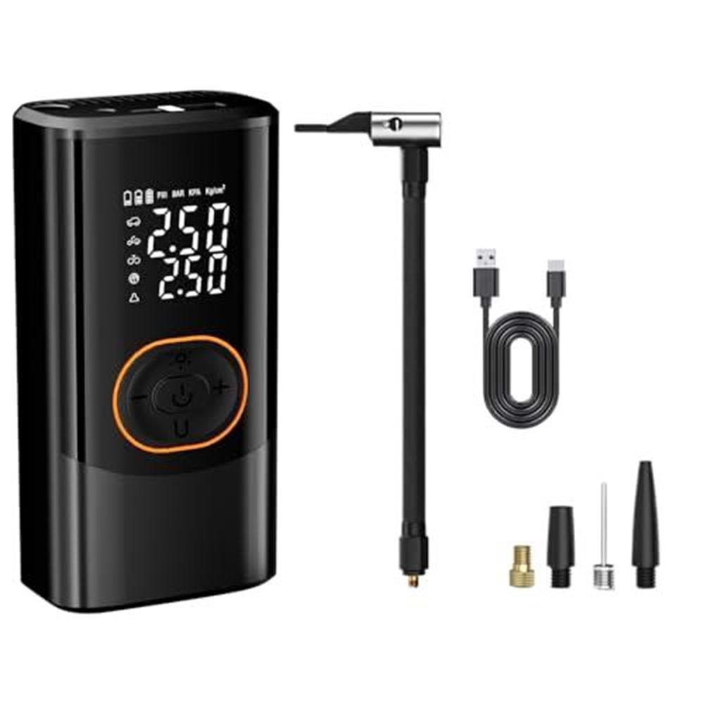 YK DESİGN 016 TANINABİLİR KABLOSUZ HAVA KOMPRESÖRÜ  DİJİTAL EKRANLI 