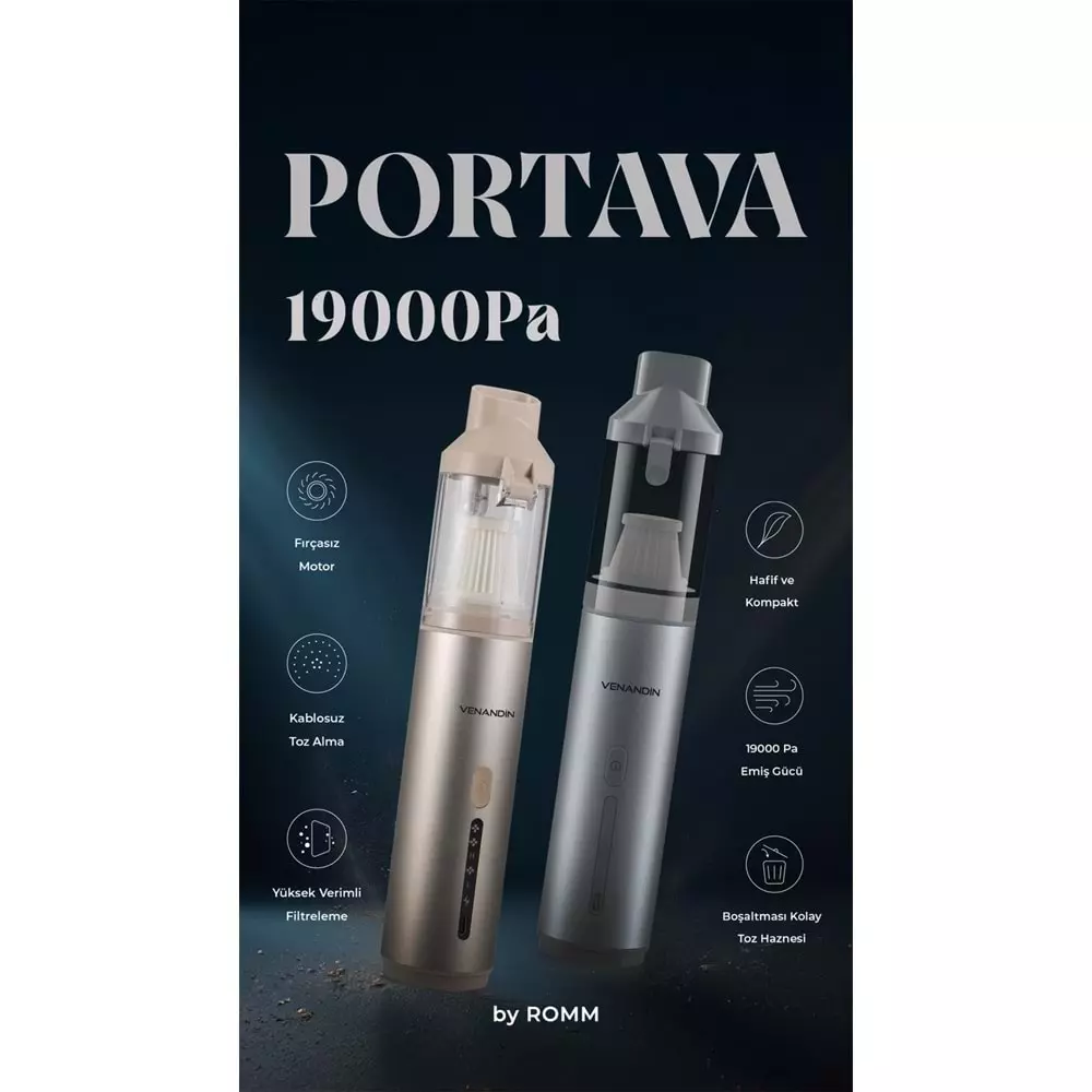 VENANDİN NOVARA PORTAVA VCPRTV-001 19.000PA VAKUM SÜPÜRGE