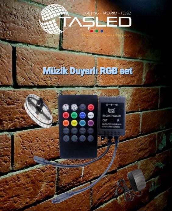 5MT RGB KUMANDALI SET MÜZİKLİ (SESE DUYARLI)