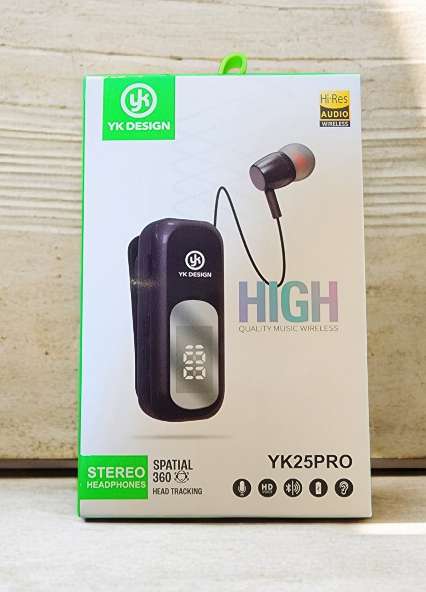 YK DESIGN YK25PRO MAKARALI TİTREŞİMLİ DİJİTAL BLUETOOTH KULAKLIK