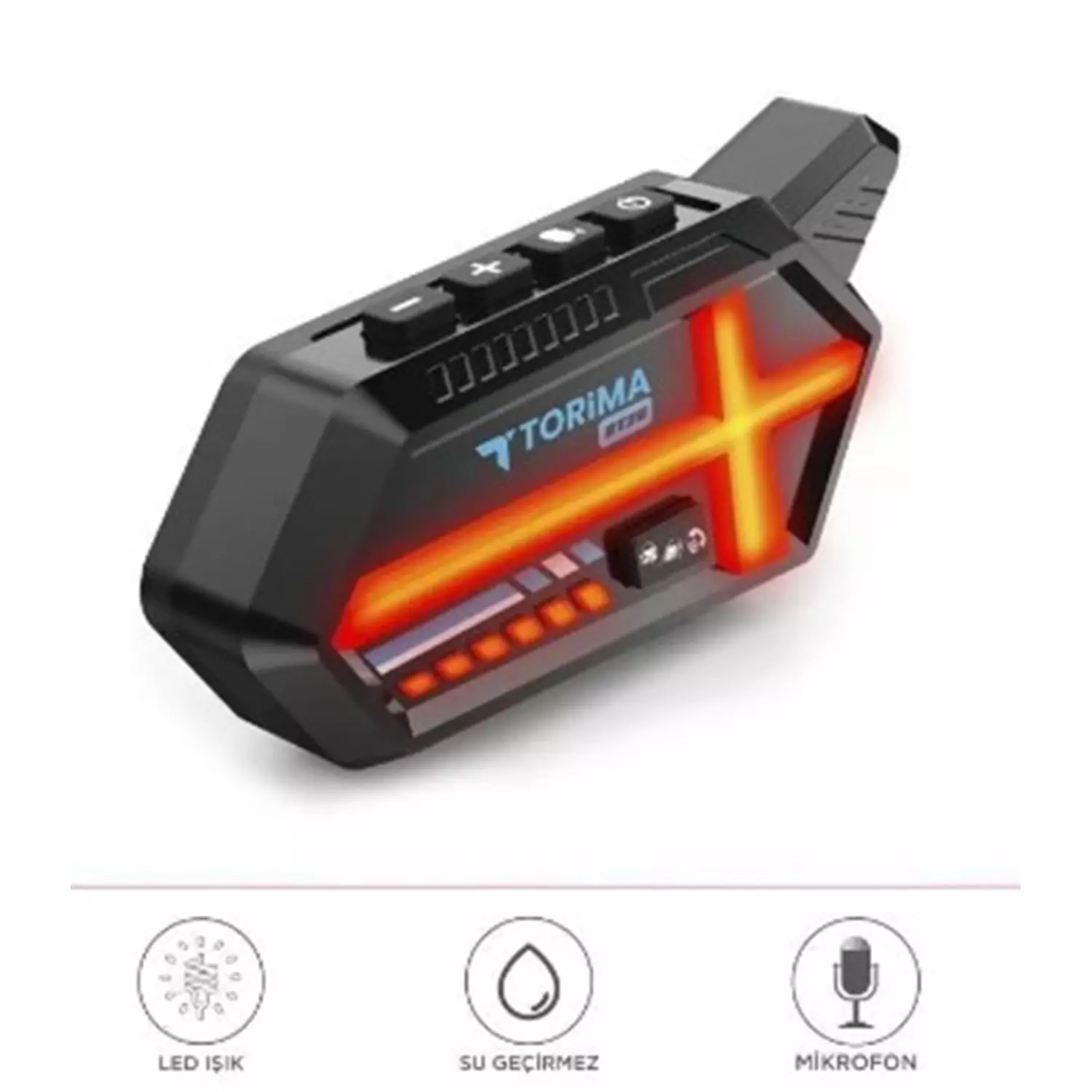 TORİMA BT-26 HELMET INTERCOM BLUETOOTH MOTORSİKLET KASK KULAKLIĞI İNTERKOM