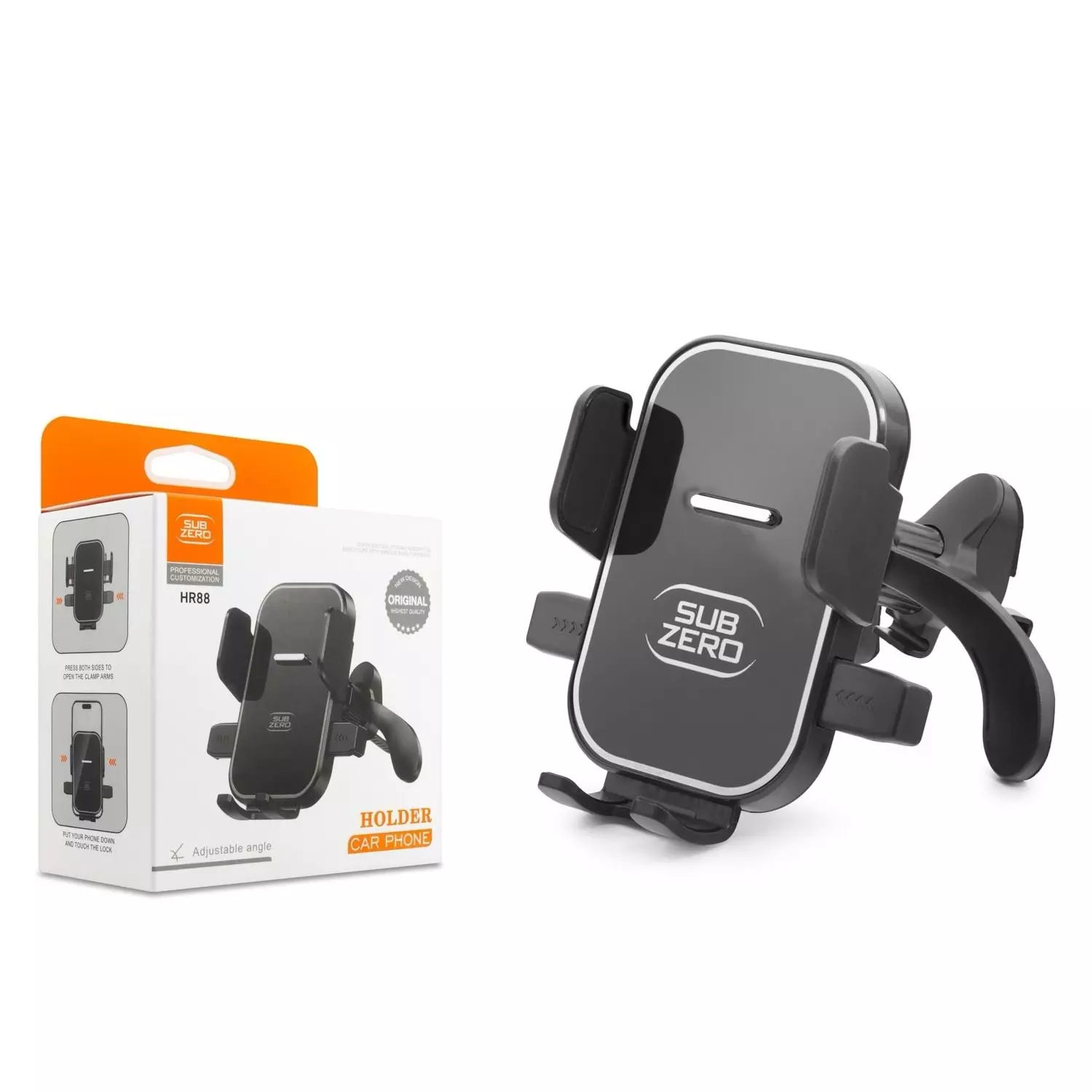 SUBZERO HR88 IZGARA KANCALI PREMİUM ARAÇ IÇİ TELEFON TUTUCU