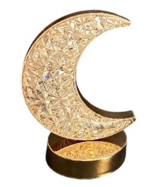 DEKORATİF AY IŞIĞI HİLAL MASA LAMBASI