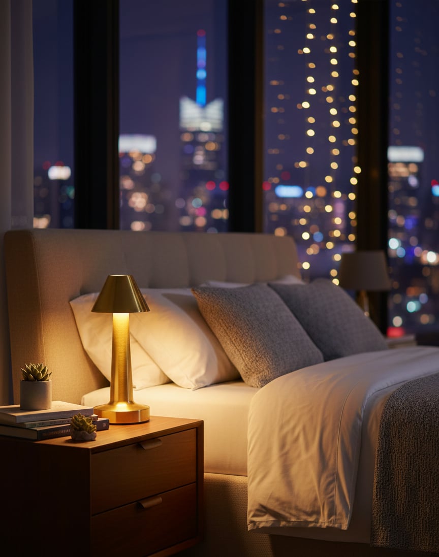 ÇATI MODEL DOKUNMATİK DEKORATİF LAMBA