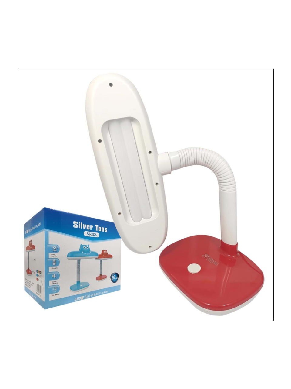 SİLVER TOSS ST-7825 MASA LAMBASI 26 LED 