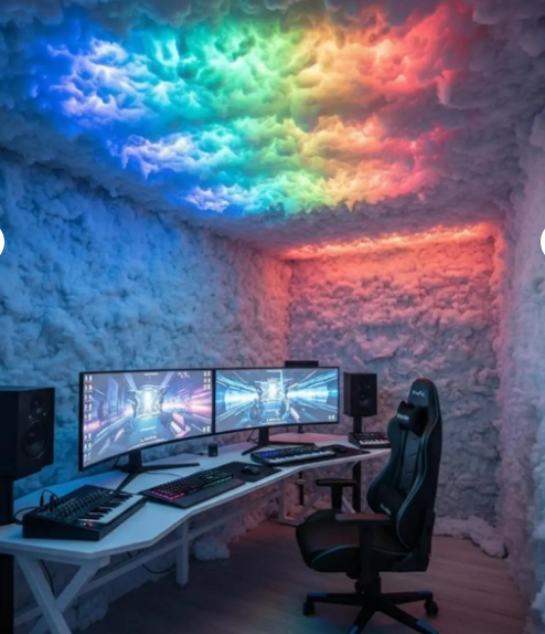 BULUT EFEKTLİ DUVAR TAVAN RGB LED AYDINLATMA SETİ 5M – KUMANDALI DIY DEKOR | KENDİN YAP