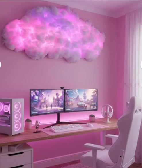 BULUT EFEKTLİ DUVAR TAVAN RGB LED AYDINLATMA SETİ 5M – KUMANDALI DIY DEKOR | KENDİN YAP