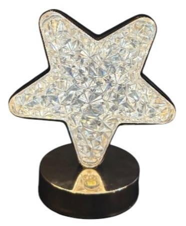 DEKORATİF YILDIZ MASA LAMBASI LED