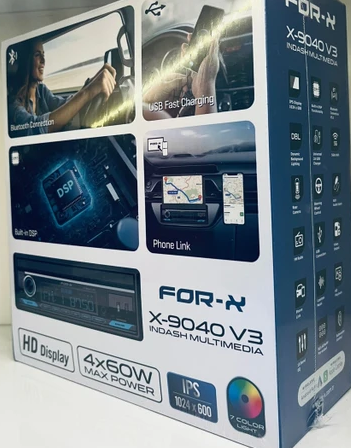 FOR-X X-9040 V3 DSP 2026 SON SERİ CARPLAY ANDROİD AUTO INDASH EKRANLI TEYİP TEYP