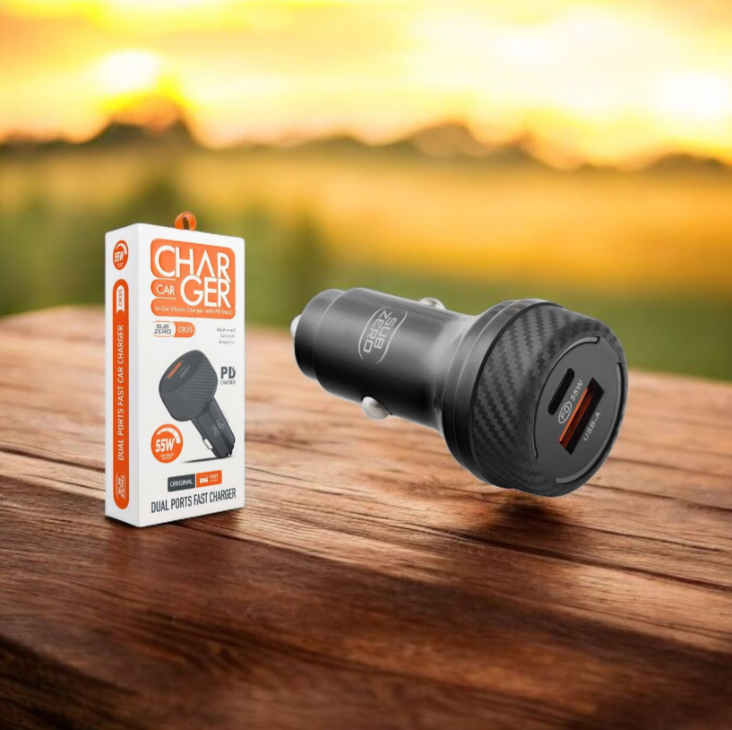 SUBZERO CR35 55W 3.0 A USB + TYPC ARAÇ ŞARJ BAŞLIK 