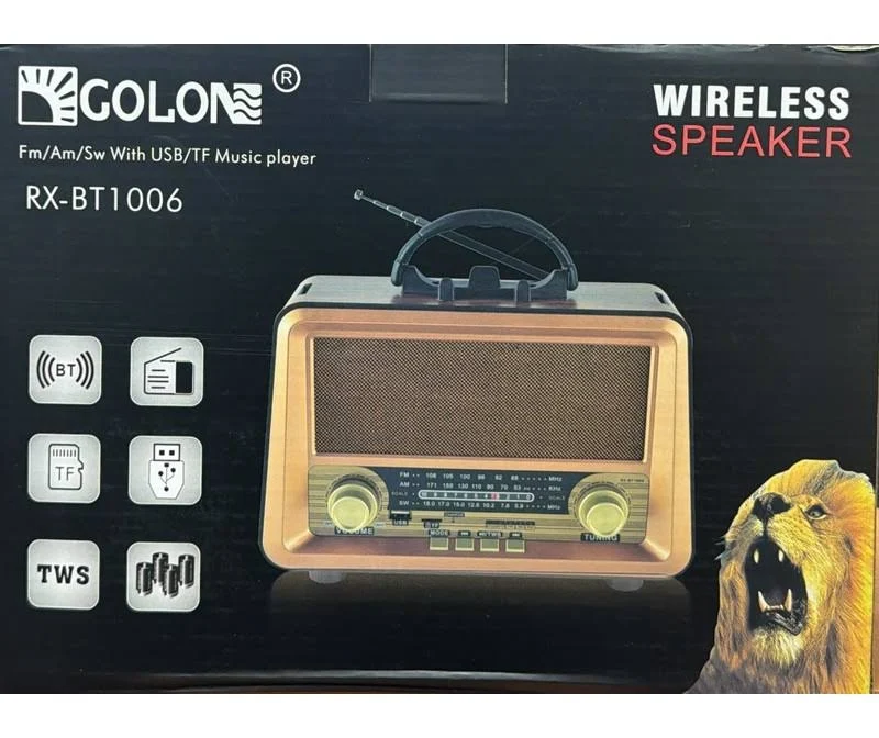 GOLON RX-BT1006 NOSTALJİ RADİO BLUETOOHLU 