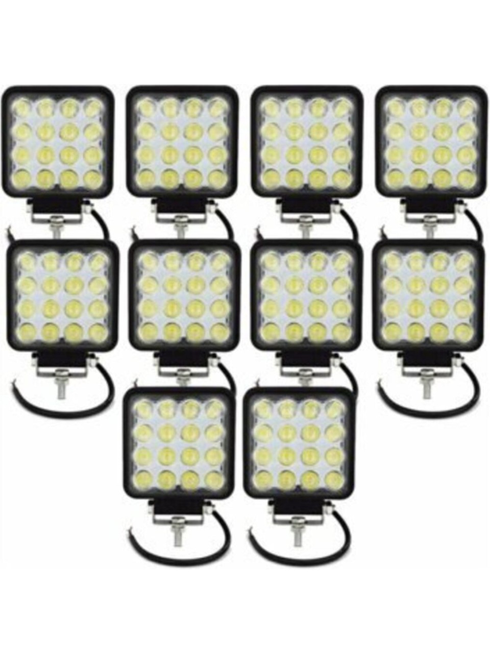 CAR SUPER ÇALIŞMA LAMBASI 16 LEDLİ 12-24 UYUMLU