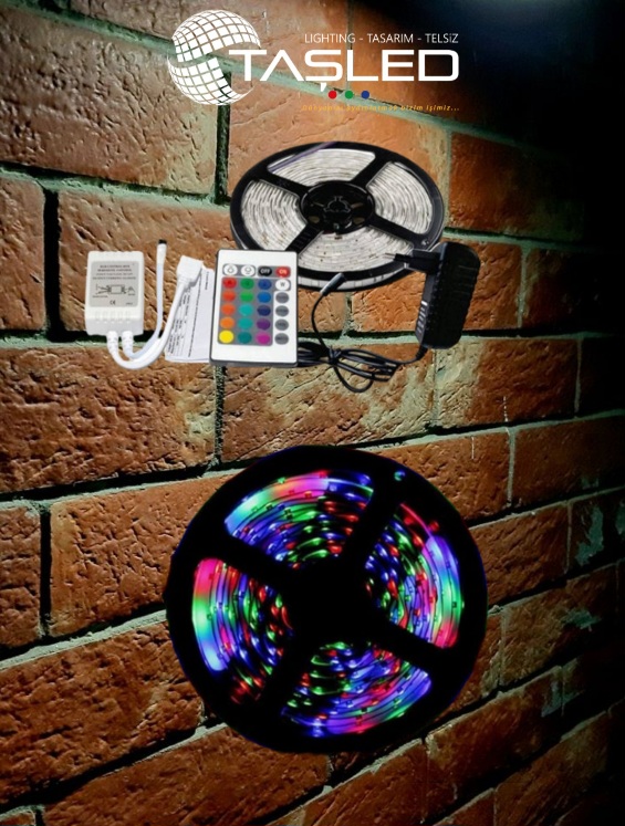 LED STRIP LEDOLET 5MT RGB KUMANDALI SET 