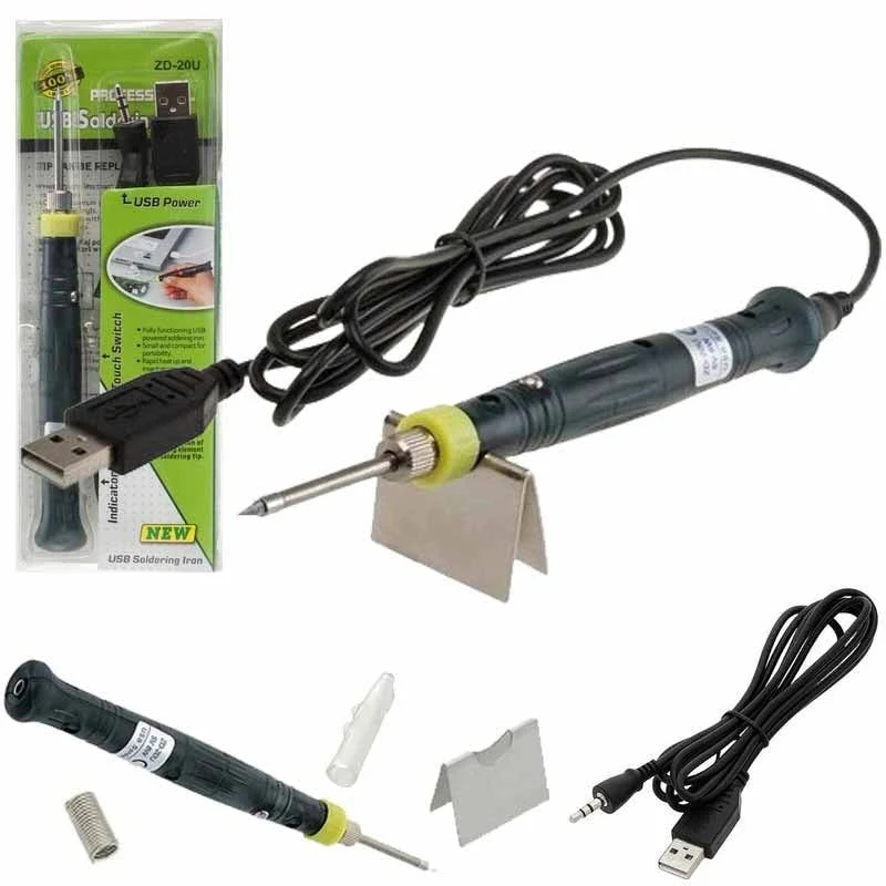 USB GİRİŞLİ YEŞİL SOLDERİNG KALEM HAVYA 5V 8 W 