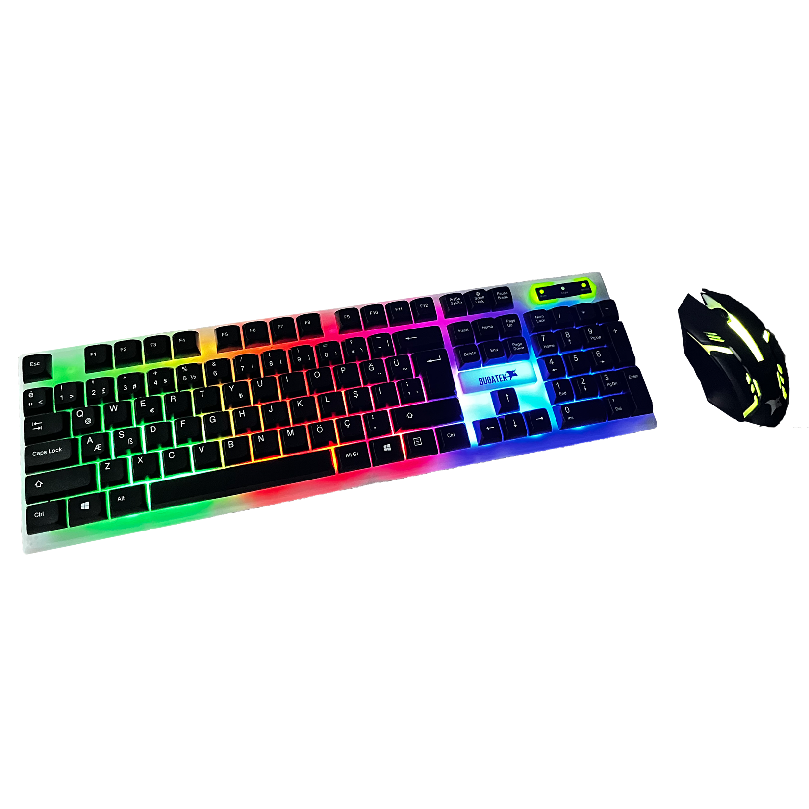 COMBO GAMER CK-1000 IŞIKLI KLAVYE MOUSE SET 