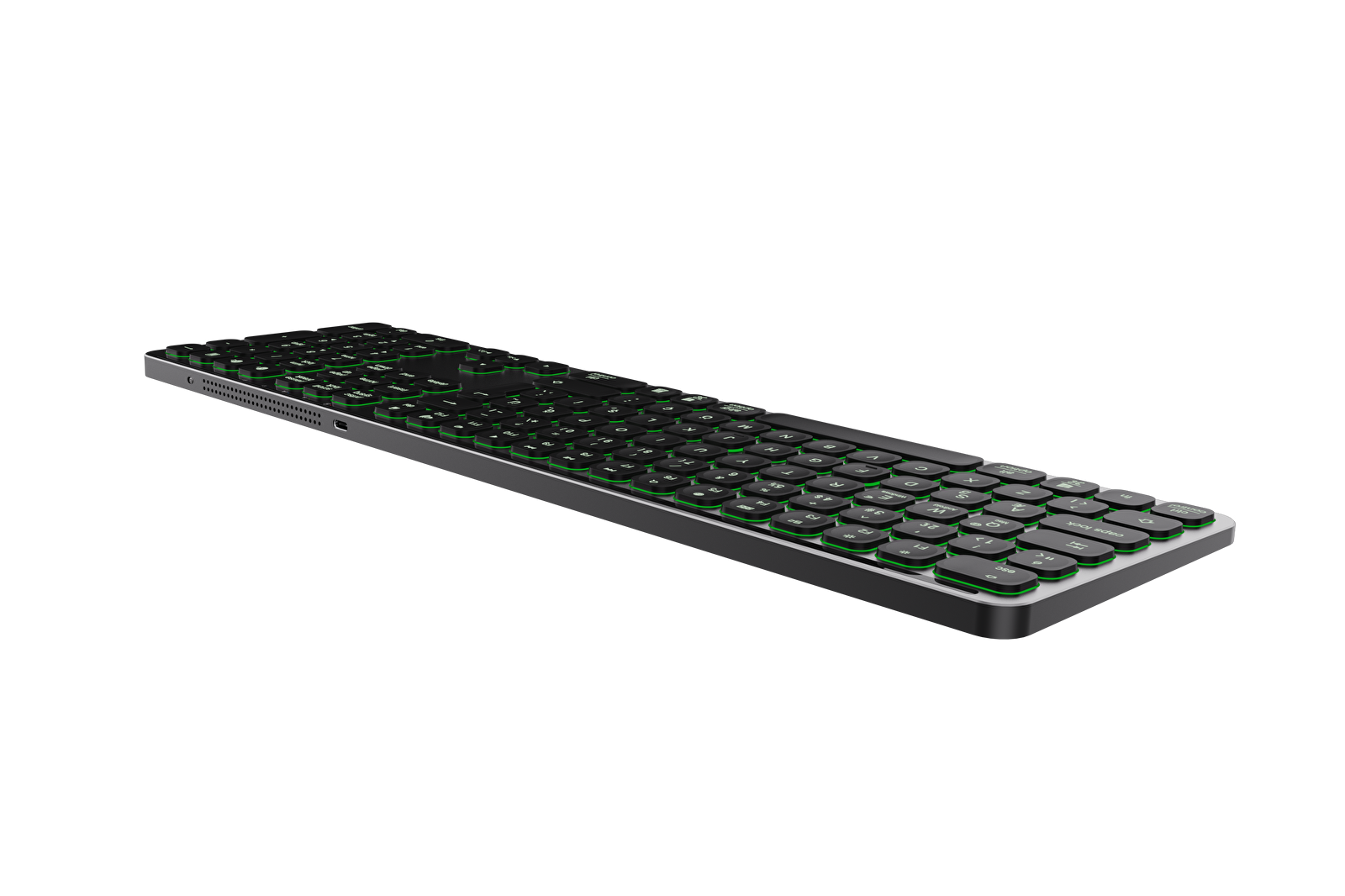 MONSTER PUSAT ALİMİNYUM KASA IŞIKLI RGB TYPEC ŞARJLI KLAVYE 