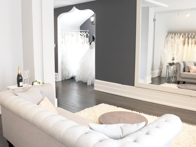 white satin bridal boutique photo 1