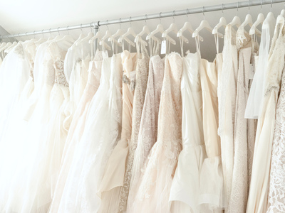 white satin bridal boutique photo 3