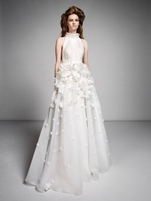 ethereal millefeuille flower gown  dress photo 1