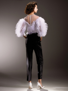 immaculate tulle top dress photo 2