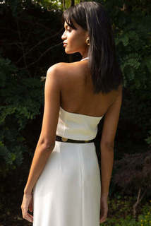 style 028 // silk halter + syle 029 // column skirt dress photo 2