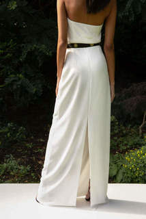 style 028 // silk halter + syle 029 // column skirt dress photo 3