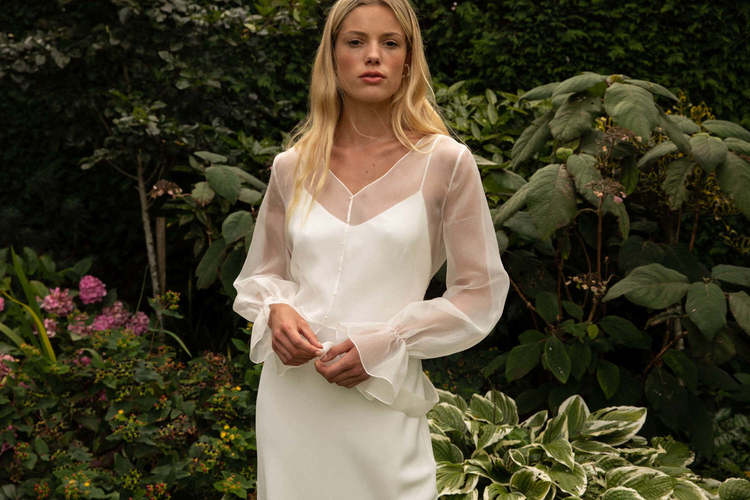 style 032 // silk organza overlay dress photo