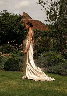 style 008 // champagne slip  dress photo 2