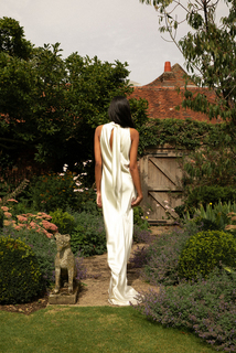 style 017 // satin halter  dress photo 2