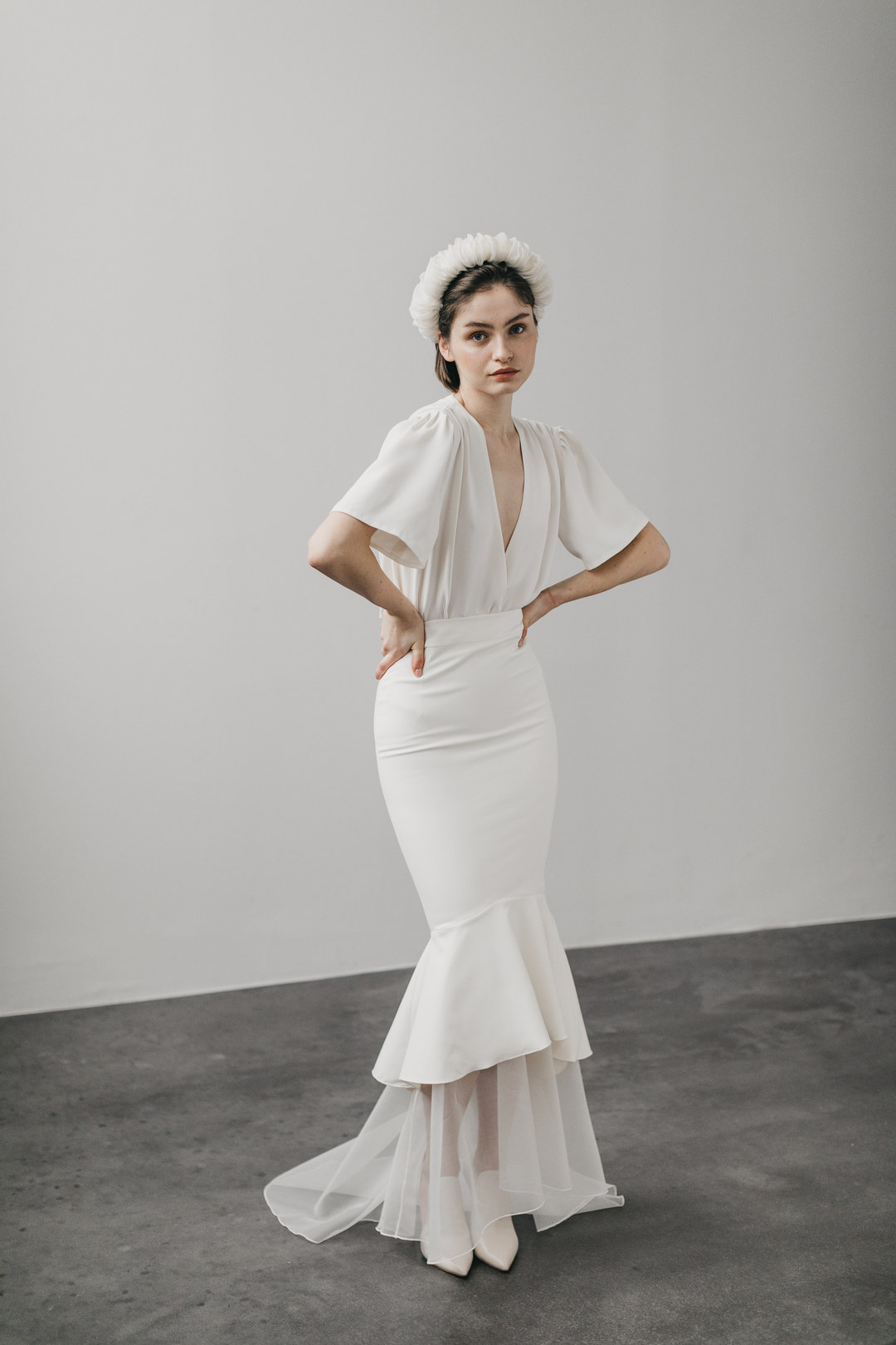 outfit sue short & long dress photo