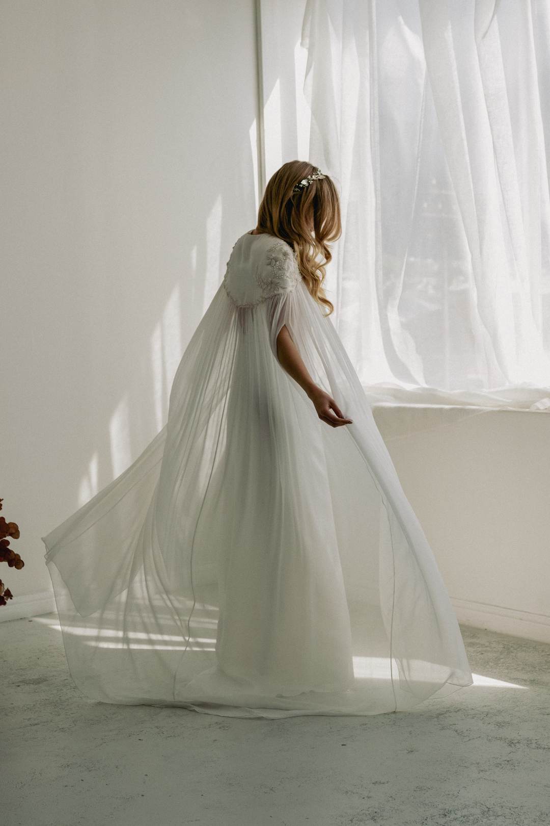 florainne cape dress photo