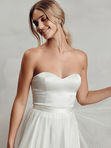 darla bodice satin  dress photo 3