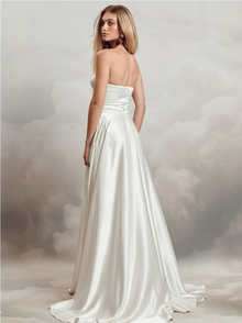 darla bodice satin  dress photo 4