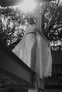 taylor cape dress photo 1