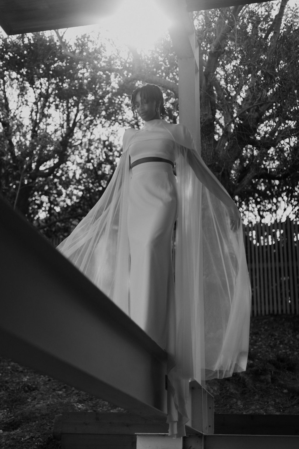 taylor cape dress photo