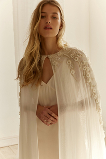 aubrey cape dress photo 2