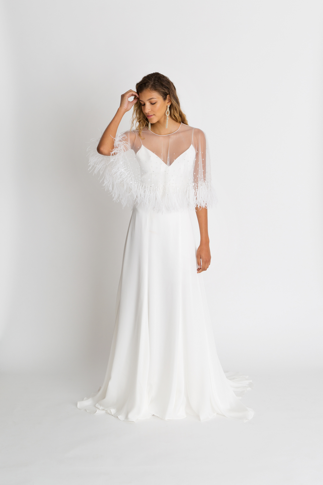 wren capelet dress photo