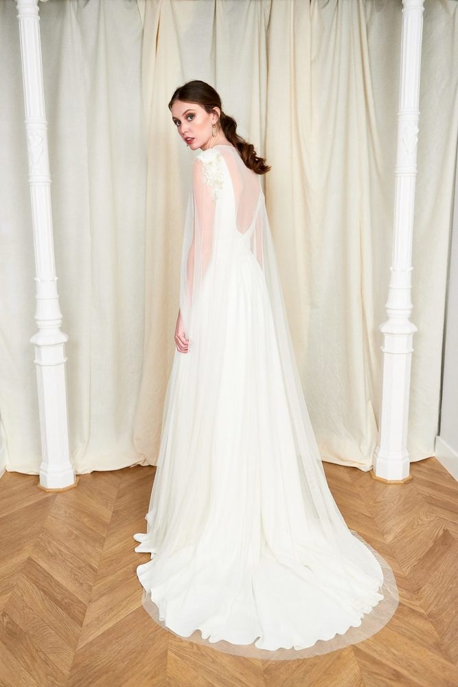 ines cape dress photo