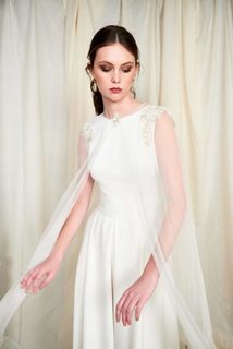 ines cape dress photo 3