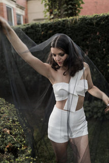 bombshell playsuit dress photo 1