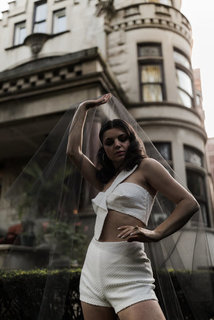 bombshell playsuit dress photo 4