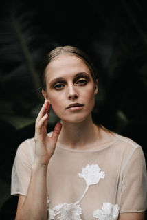 eden skirt in silk dress photo 4