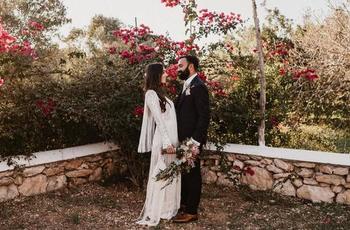 ibiza meets india for holli & hardeep  inspiration photo