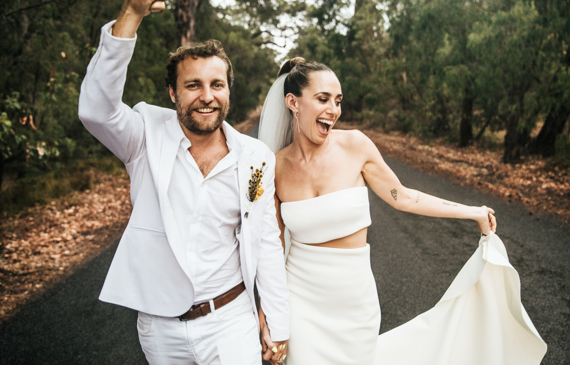 nothing rained on hayley & tom's parade inspiration photo