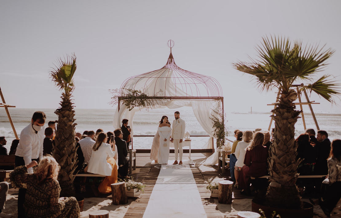 inside ana and jaime’s romantic villa do conde wedding inspiration photo