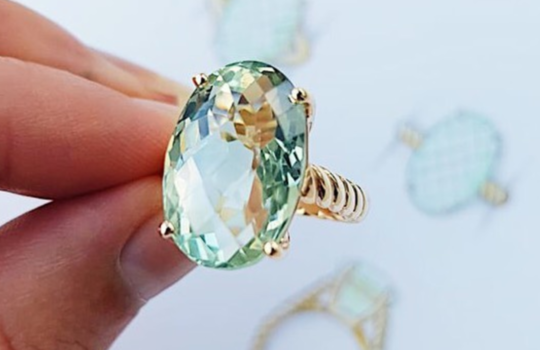 alternative engagement rings inspiration photo